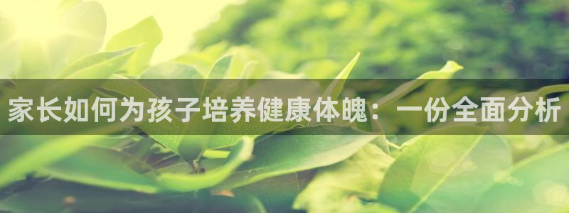 球派体育免费下载：家长如何为孩子培养健康体魄：一份全面分析